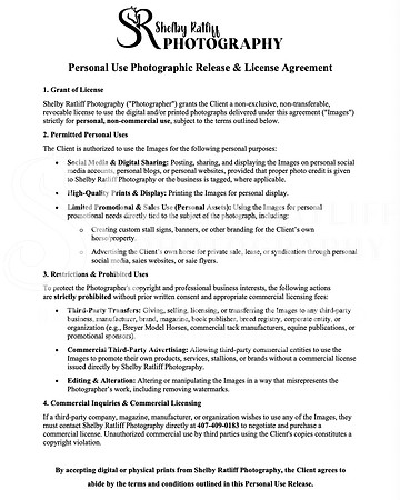 Personal Use Release